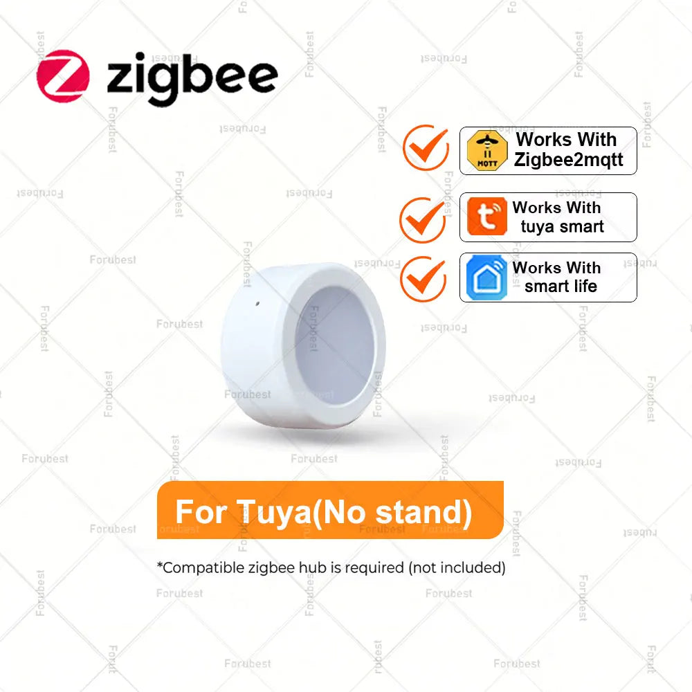 Zigbee Smart Light Sensor Illumiance Detector Real-Time Lux Brightness Monitoring Smart Home Automation for Tuya Smart Life Z2M