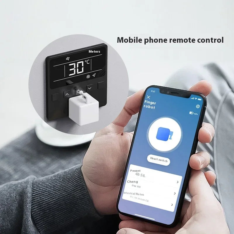 Tuya Zigbee 3.0 Smart Fingerbot Switch Remoter Garage Curtain Button Robot Pusher for Alexa Google Home Voice Assistant