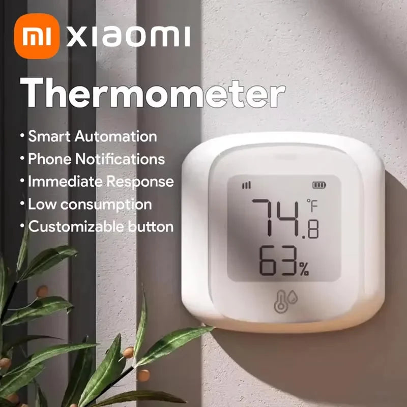 Xiaomi Smart Wifi/Zigbee Temperature Humidity Sensor Indoor Hygrometer Thermometer with LCD Display Support Alexa Google Home