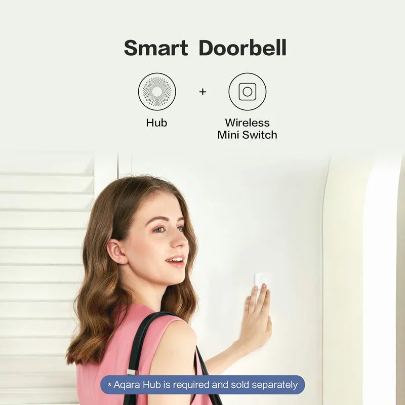 Sensor Smart Wireless Mini Switch Key Zigbee Connection Remote One Key Control Button Home Security Mihome Homekit