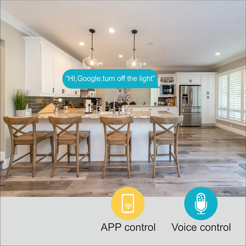 Wifi Zigbee Voice Remote Control Smart Plug Power Strip Extension Cord Multi Plug Timer Socket Work with Alexa Google Assistant