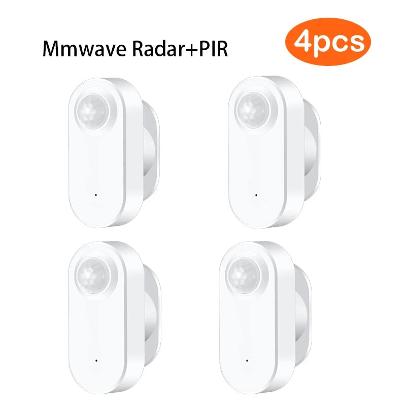 Zigbee Human Presence+ PIR Motion Detection Sensor Luminance Detector Battery Operated Support Zigbee2Mqtt Home Assistant