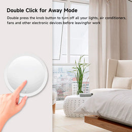 Tuya Zigbee Smart Knob Switch Wireless Scene Button Rotatable Dimmer Switch Home Appliances Automation Linkage Remoter