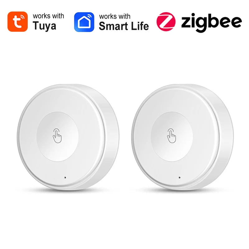 Tuya Zigbee Button Scene Switch One Key Home Automation Intelligent Linkage Smart Life App Control Device Work with Gateway