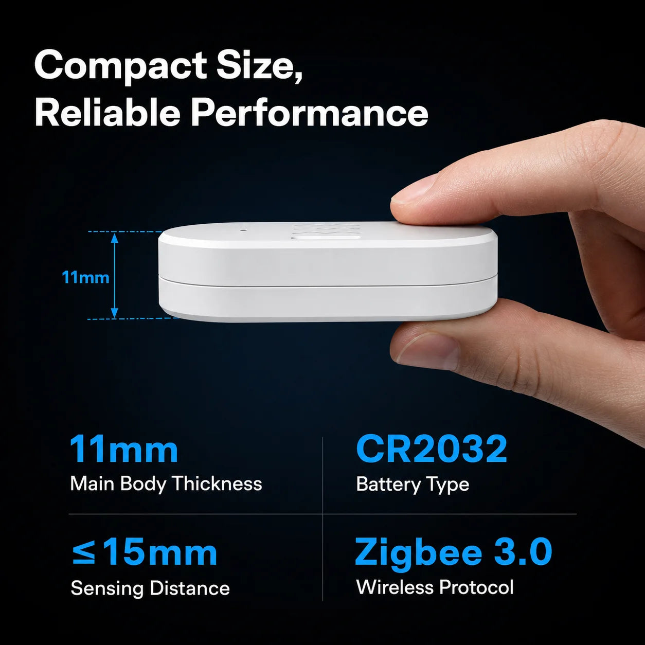 Tuya Zigbee Vibration Door Window Sensor Smart Door Contact Sensor Smart Life Home Assistant Zigbee2Mqtt App Open Close Alert