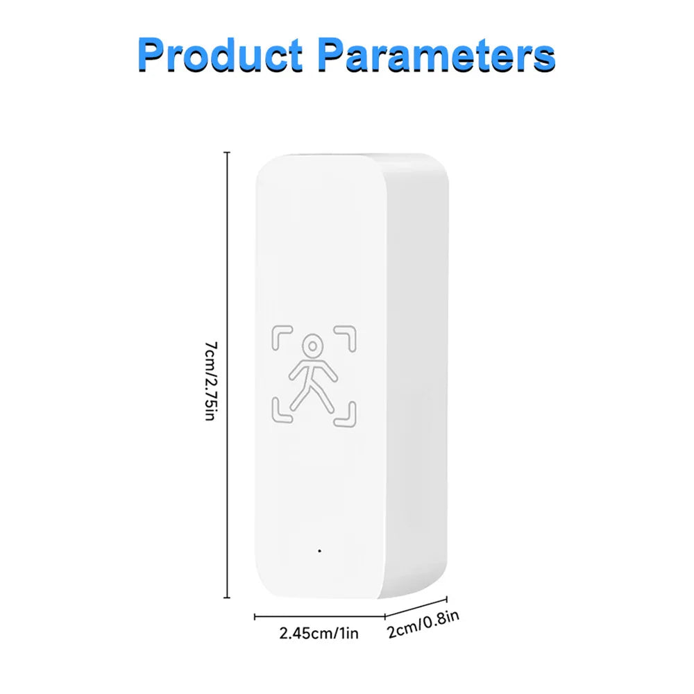 Tuya Zigbee Human Presence Sensor Smart Human Body Sensor 24G Radardetector Motion Sensors Support Tuya Smart Life