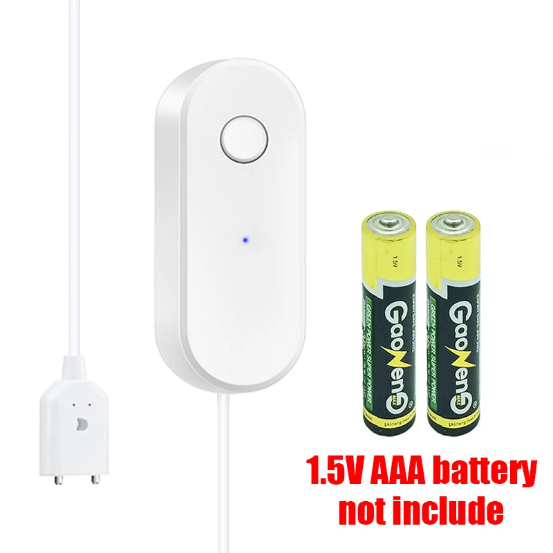 Tuya Zigbee Water Leakage Sensor Wireless Flood Detector Smart Life APP Home Kitchen Overflow Alarm Works with Hub Required