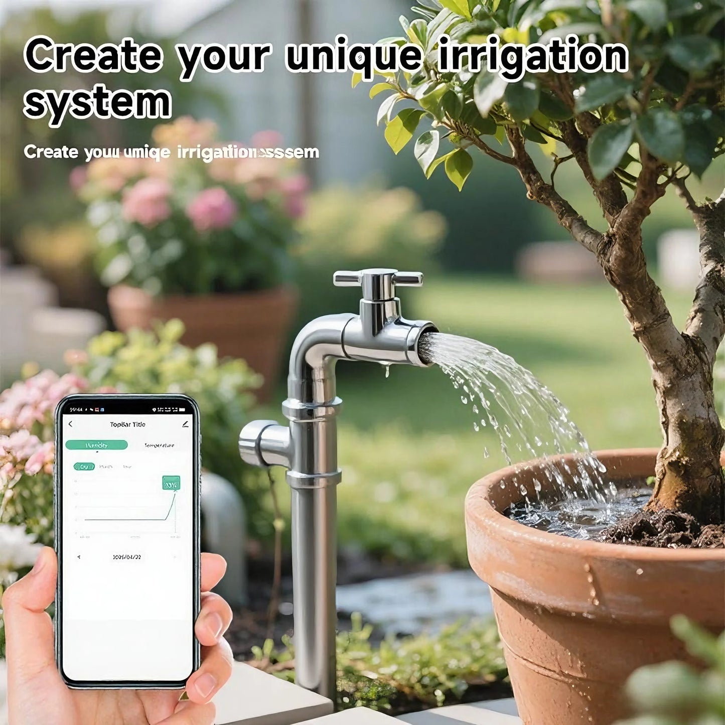 Transform Your Garden with the Tuya Smart Home Zigbee Soil Moisture & Temperature Monitor - The Ultimate Plant Care Assistant with Remote Watering!
