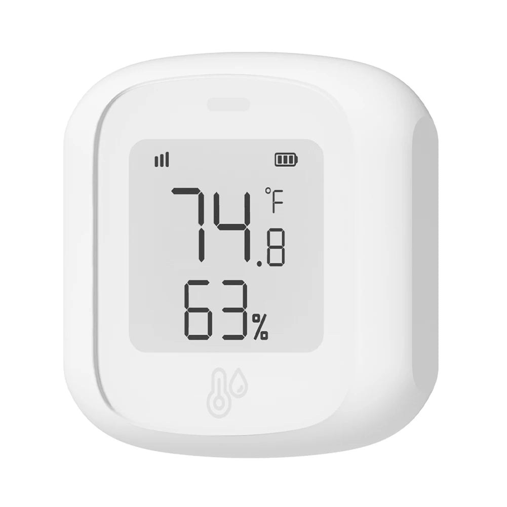 Digital Zigbee Smart/Wifi Room Thermometer Hygrometer APP Alert Temperature Humidity Meter Support for Alexa for Home Pet Garage