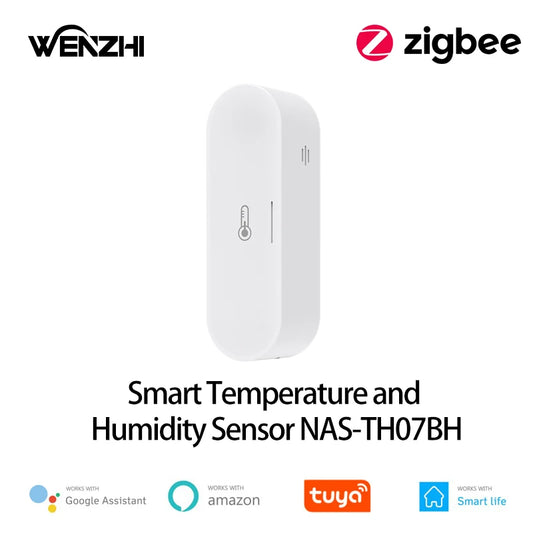 Zigbee 3.0 and Homekit Temperature and Humidity Sensor Thermometer Tuya Smart Life App Remote Control Home Automation Alexa