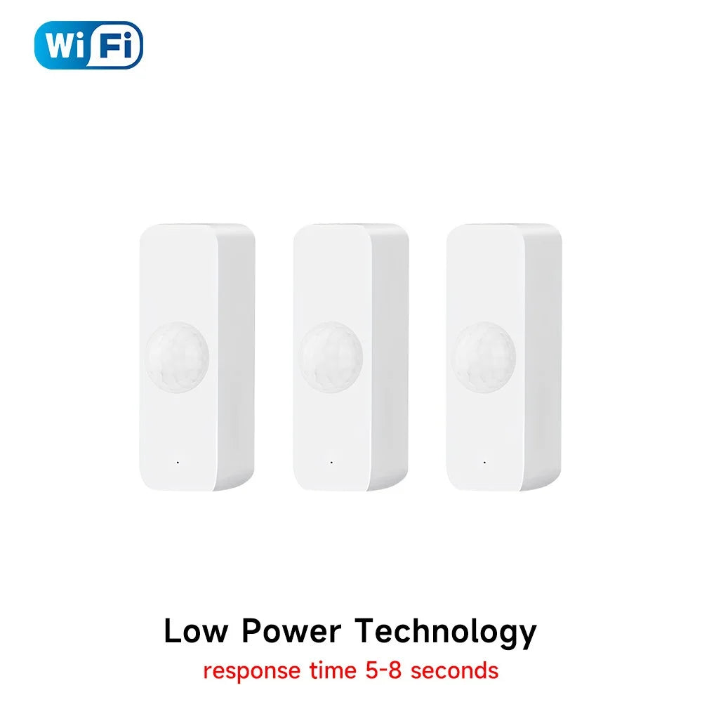 Tuya Wifi/Zigbee Smart PIR Sensor Human Body Infrared Motion Detector Home Security Scene Linkage via Alexa Google Home