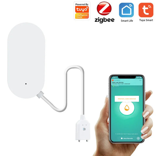 Wireless Water Level Sensor Graffiti Intelligent Zigbee Water Detector Tuya Smart Linkage Overflow Alarm Leakage Detection