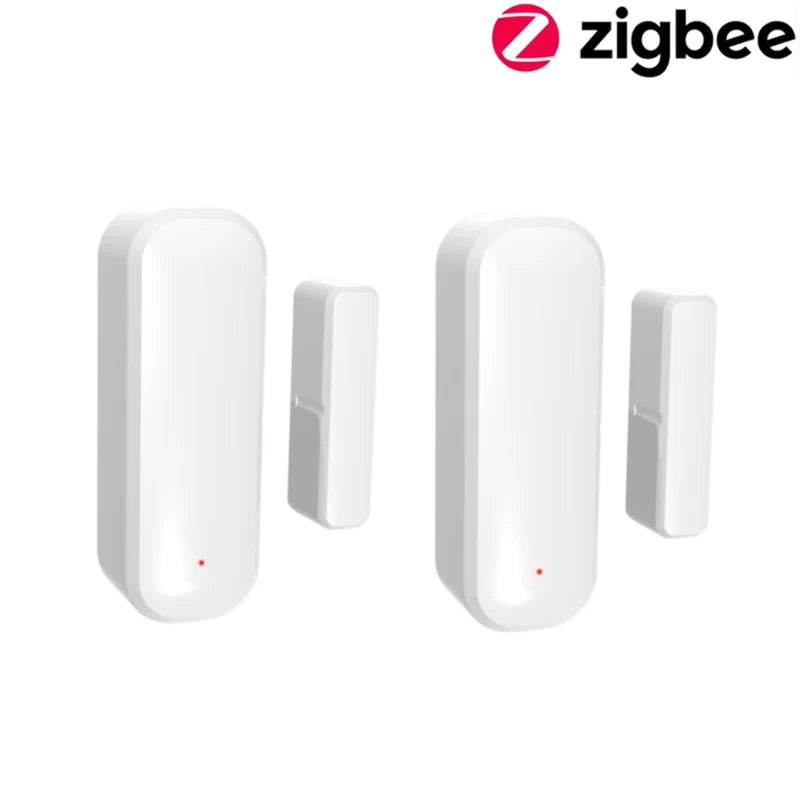 Tuya Zigbee/Wifi Magnetic Doo Window Sensor Open Closed Alarm Detector Smart Life APP Work with Alexa Google Home Need Gateway