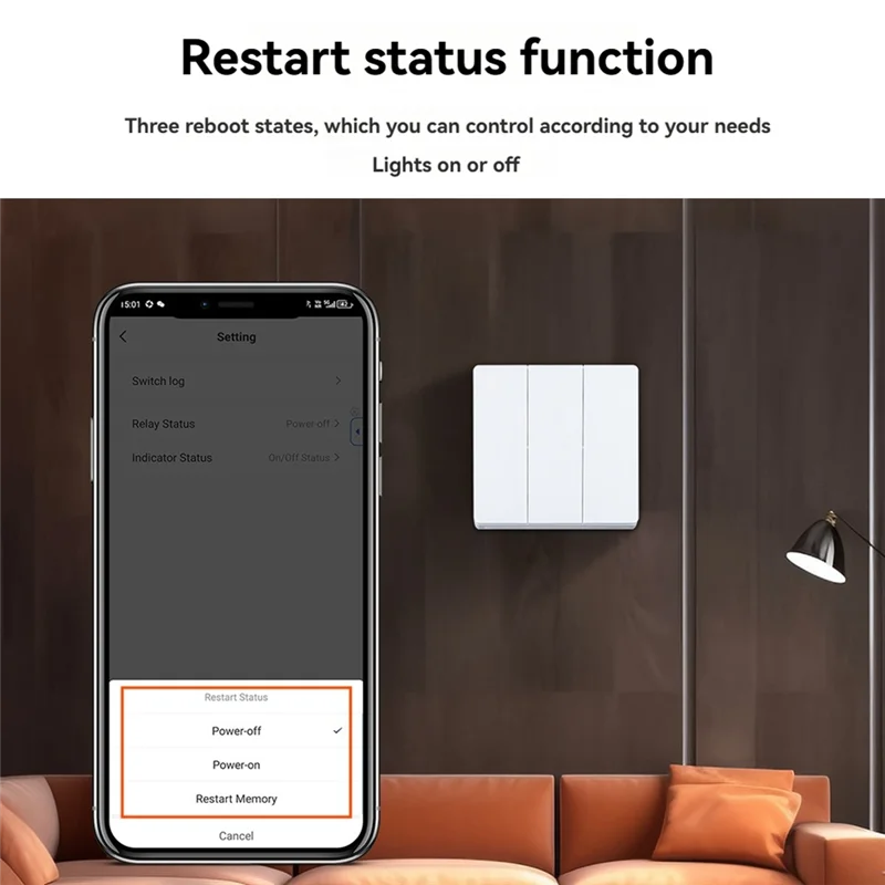 Abmf-Tuya Zigbee Smart Wall Switch Wire Single Zero Fire Universal Smart Home Wireless Switch Work Withalexa Google Home A