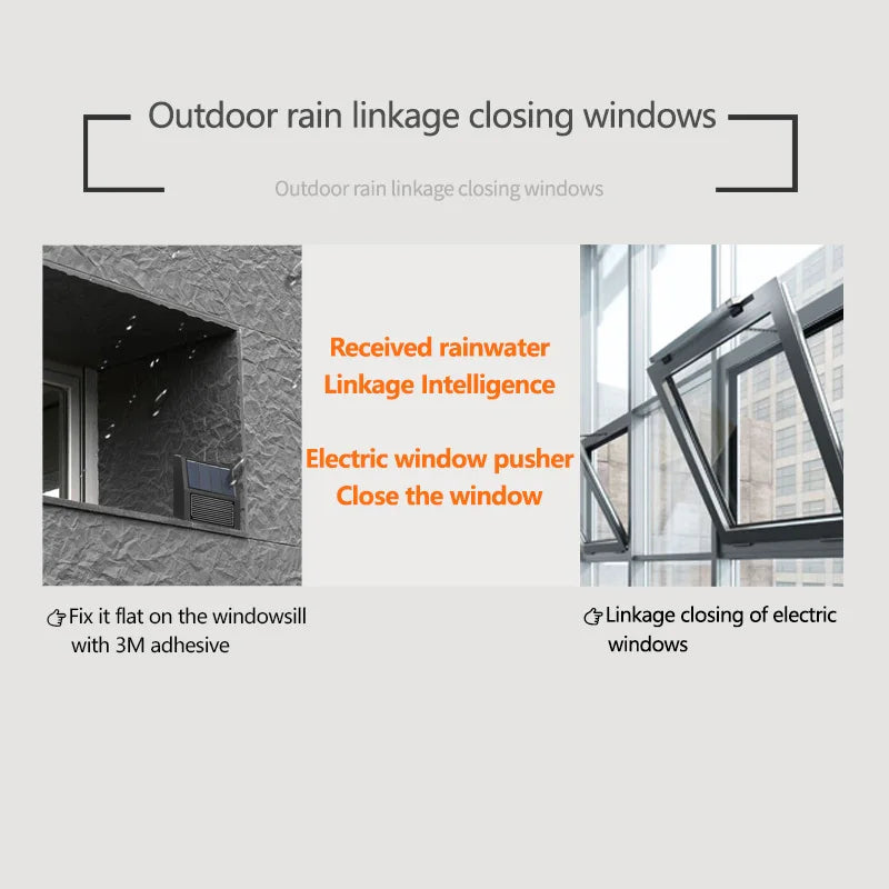 Tuya Zigbee Rain Sensor Real-Time Rain Alerts Smart Home Integration, IP65 Waterproof, Solar-Powered for Garden & Irrigation