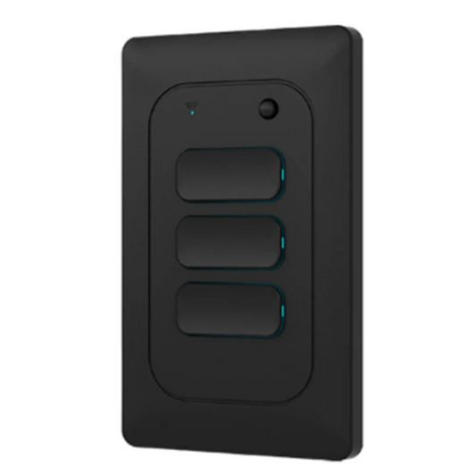 Abjf-Zigbee Push Button Interruptor Light Switch Tuya Smart Life 3 Gang No Neutral Wifi US Wall