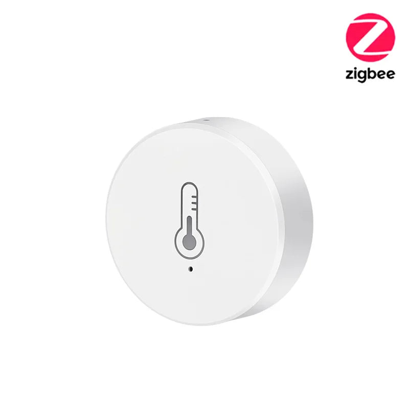 Tuya Zigbee Temperature and Humidity Sensor Work with Alexa Google Home Smart Life App Control