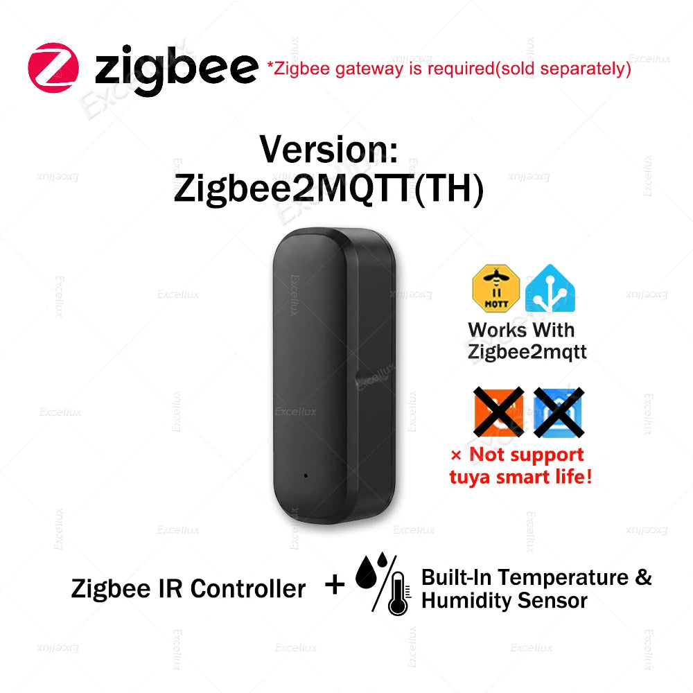 Zigbee Smart IR Remote Wireless Universal Infrared Controller for TV Air Conditioner Work with Smart Life TUYA Zigbee2Mqtt Alexa