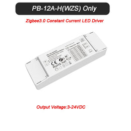 Zigbee 3.0 Dimmable LED Driver 12 Watts 12V Dimming LED Power Supply Voice APP Smart Control Suitable for Downlight Spotlight