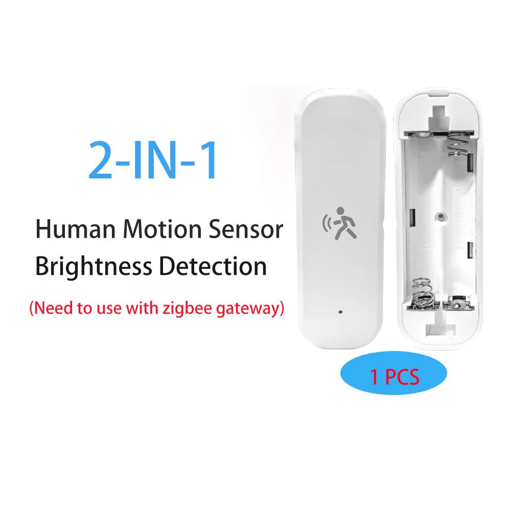 Tuya Zigbee Smart PIR Motion Sensor with Temperature & Humidity Detection - Enhance Your Home Security Effortlessly