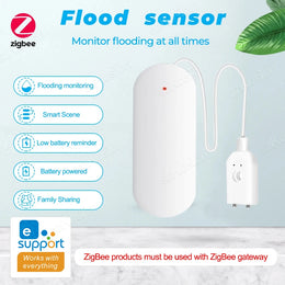 Zigbee Water Leakage Sensor Alarm Water Level Detector Flood Leakage Sensor Ewelink APP Remote Control Security Alarm System