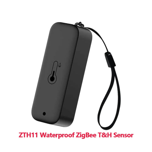 Tuya Zigbee Temper & Humidity Sensor for Indoor/Outdoor IP65 Waterproof Smart Home/Life APP Support Alexa Google Smart Speaker