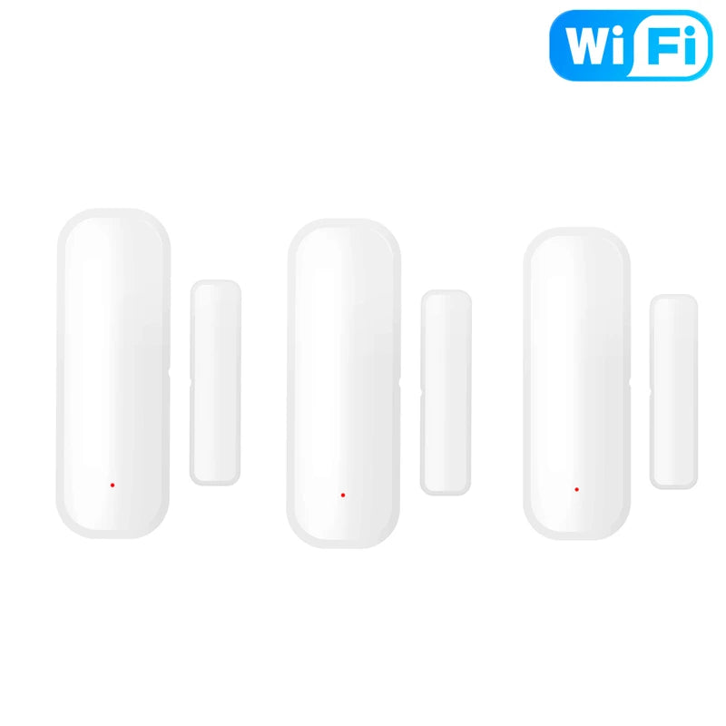 Tuya Zigbee/Wifi Magnetic Doo Window Sensor Open Closed Alarm Detector Smart Life APP Work with Alexa Google Home Need Gateway