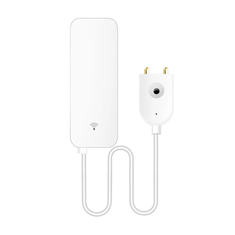 B50B-Tuya Zigbee Smart Water Leak Sensor Water Overflow Level Detector Security Alarm System Flood Leakage Sensor