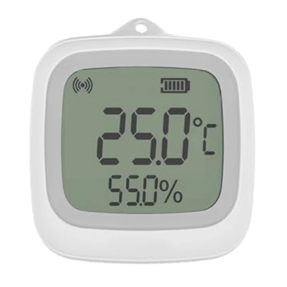 SNZB-02WD for Zigbee 3.0 for Smart Temperature Humidity Sensor IP65 Waterproof LCD Display for Greenhouse Bathroom Industrial Mo