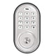 Yale Push-Button Deadbolt Assure Lock®, Standalone (No Smart Module), Satin Nickel