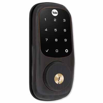 Yale Key-Free Touchscreen Deadbolt Assure Lock® SL, Connected by August, Oil Rubbed Bronze
