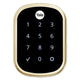 Yale Key-Free Touchscreen Deadbolt Assure Lock® SL, Connected by August, Lifetime Brass