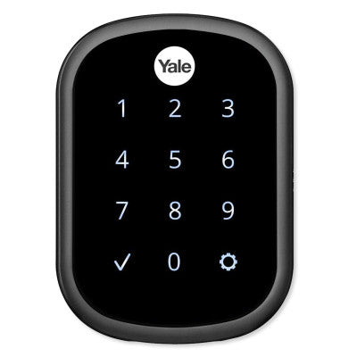 Yale Key-Free Deadbolt Assure Lock® SL, Standalone (No Smart Module), Black Suede