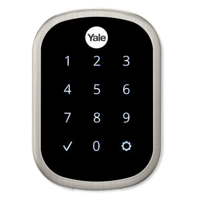 Yale Key-Free Deadbolt Assure Lock® SL, Standalone (No Smart Module), Satin Nickel