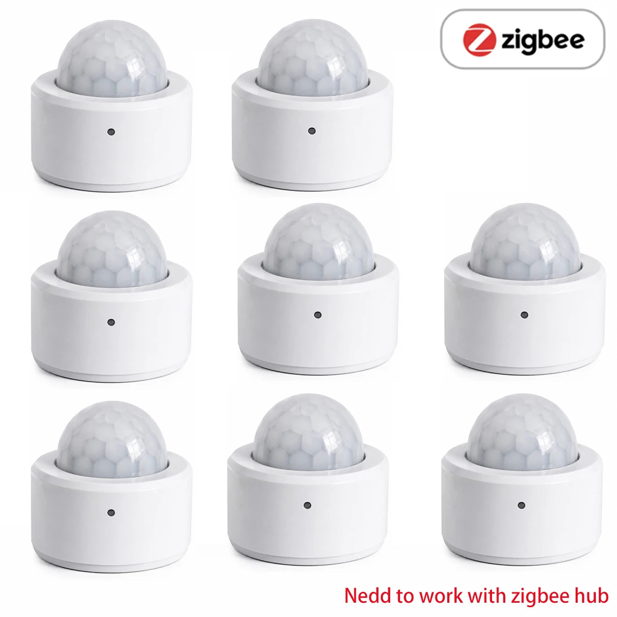 Tuya Zigbee 3.0 PIR Motion Sensor Smart Human Body Sensor Smart Bulb Linkage Work with Home Assistant Zigbee2Mqtt Ewelink