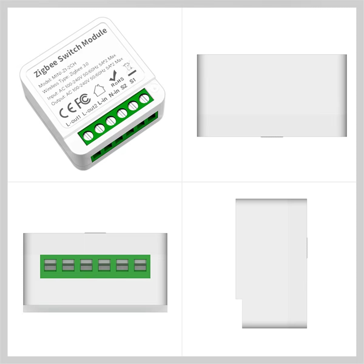 NEW 2-Way On/Off Switch Graffiti Smart Zigbee Smart 2-Way On/Off Switch Mini Concealed Box Switch