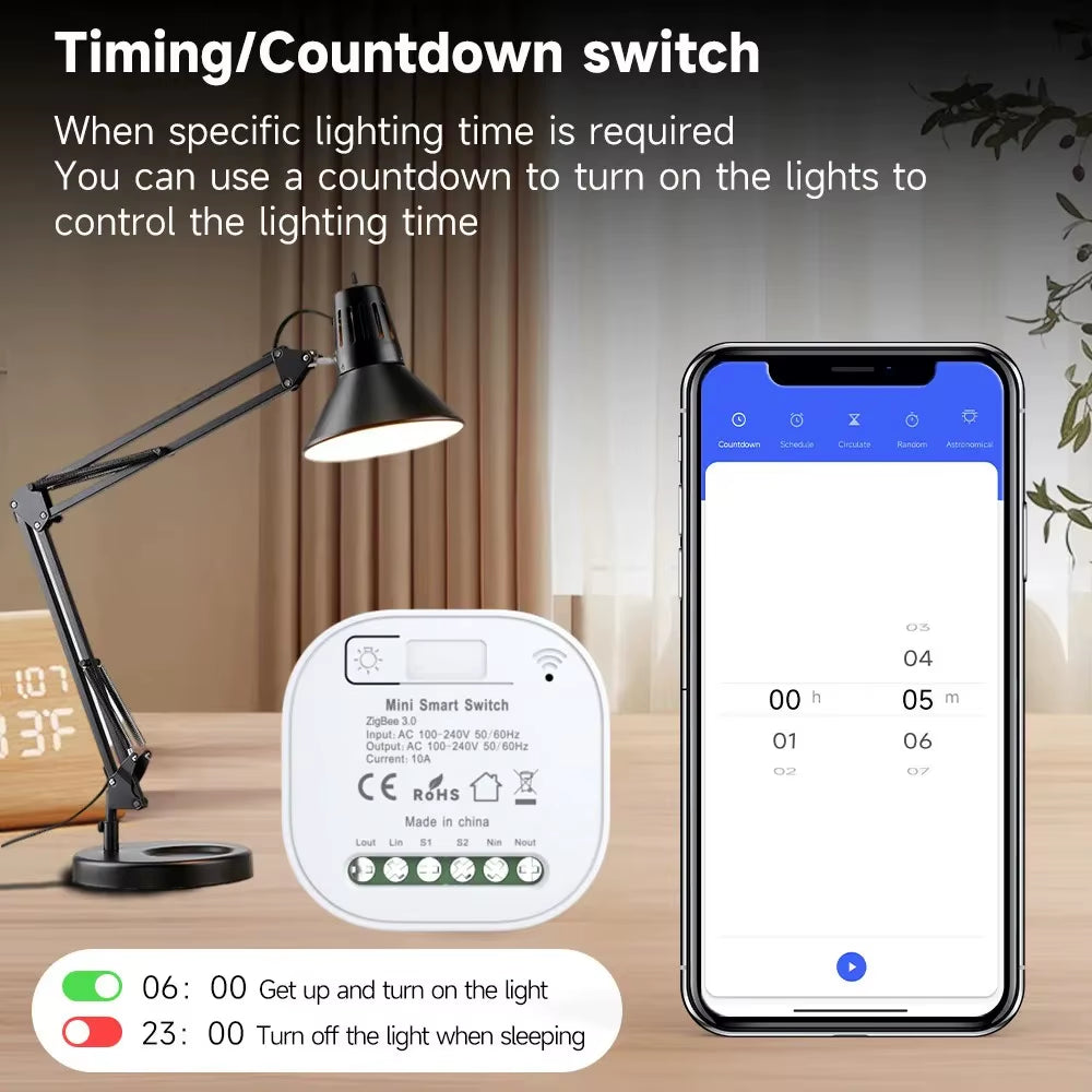Tuya Zigbee Self Powered Diy Whole House Smart Switch No Battery Waterproof Wireless Remote Control Kinetic Switches Set