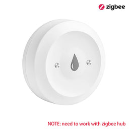 Zigbee3.0 Water Leakage Sensor Water Leak Flood Detector with App Remote Monitoring Ewelink Tuya Smart Life Alert for HA 2Mqtt