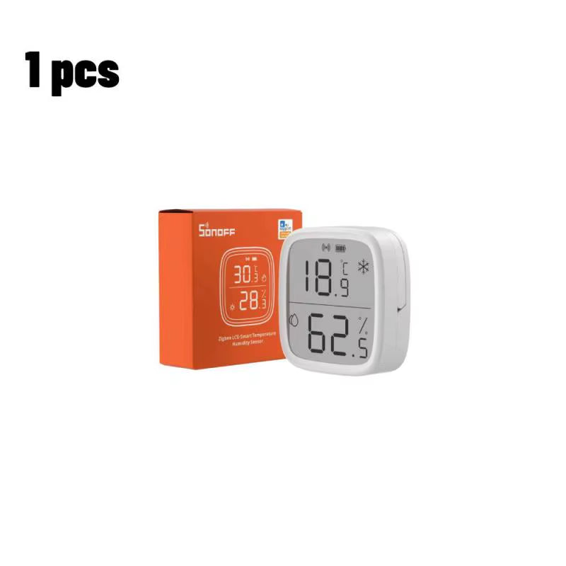 SNZB 02D Zigbee Temperature Humidity Sensor SNZB-02D with LCD Screen for Ewelink Zbbridge Pro Alexa Google Home Assistant