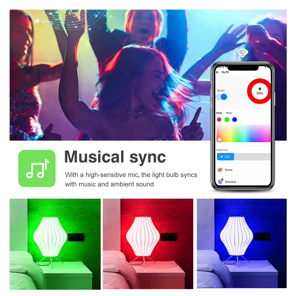 Ewelink Wifi/Zigbee E27 Led Light Bulb RGB CW WW Smart Lamp Works with Alexa, Google Home, Alice, Smartthings