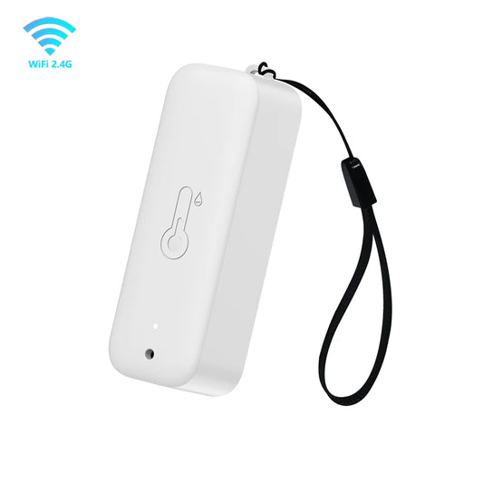 Tuya Zigbee/Wifi Outdoor Temperature Humidity Sensor Thermometer Smart Life Work Google Assistant ,IP65 Waterproof+Hanging Rope