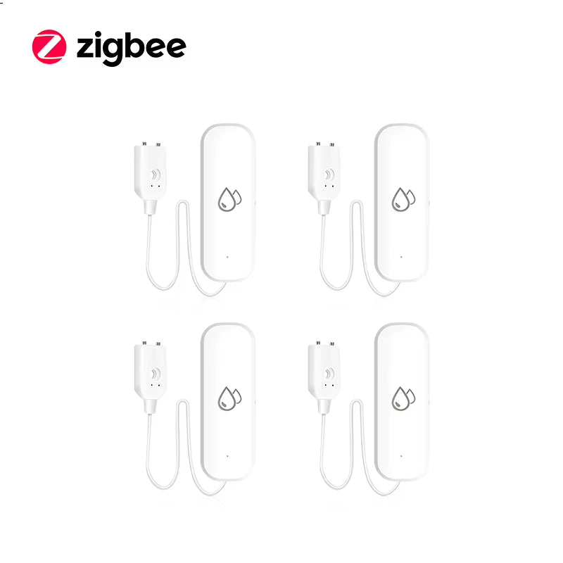 Tuya Smart Zigbee Water Leakage Sensor Alarm Water Detector Flood Leakage Sensor APP Remote Control Security Alarm System