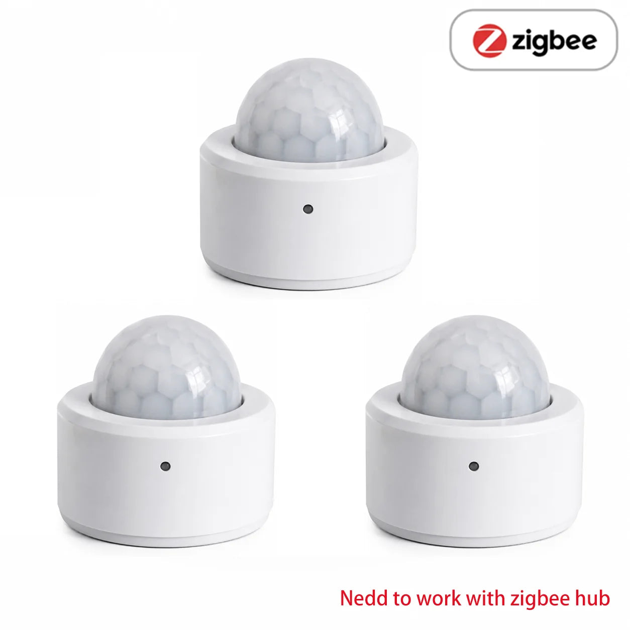Tuya Zigbee 3.0 PIR Motion Sensor Smart Human Body Sensor Smart Bulb Linkage Work with Home Assistant Zigbee2Mqtt Ewelink