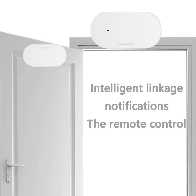 Tuya Smart Door Window Sensor Smart Home Door Open Closed Detector Smart Life App Control via with Alexa Google Home Assistant