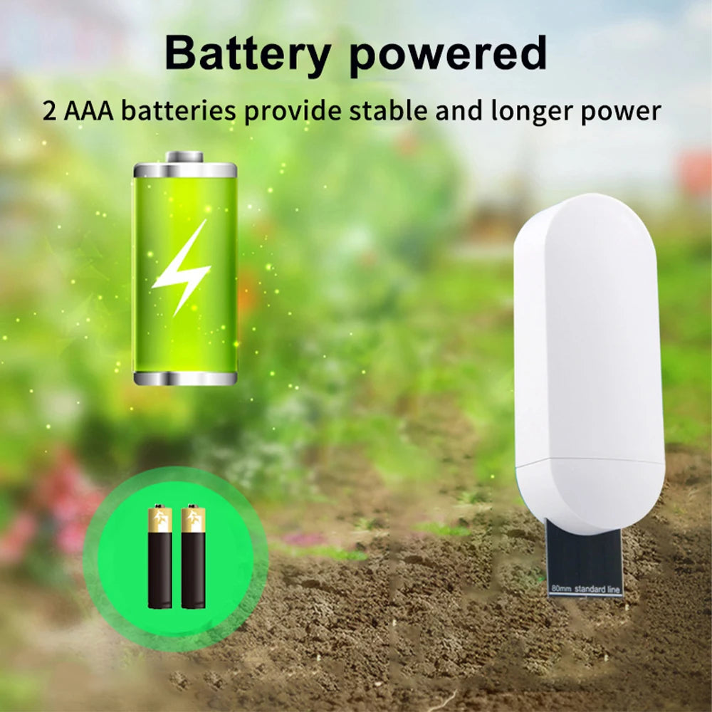 Smart Zigbee Soil Tester Humidity Sensor Tuya APP Real-Time Monitoring Plant Monitor Detector Garden Thermo Hygrometer