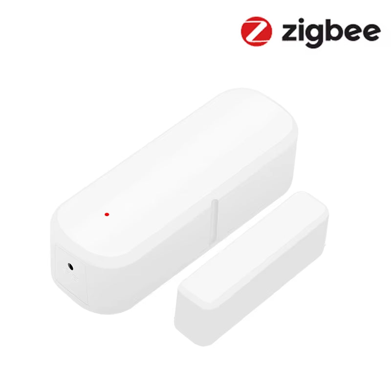 Tuya Zigbee3.0 Smart Window Door Gate Sensor Detector Smart Home Security Alarm System Smart Life Tuya App Remote Control
