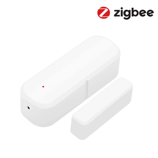 Tuya Zigbee3.0 Smart Window Door Gate Sensor Detector Smart Home Security Alarm System Smart Life Tuya App Remote Control