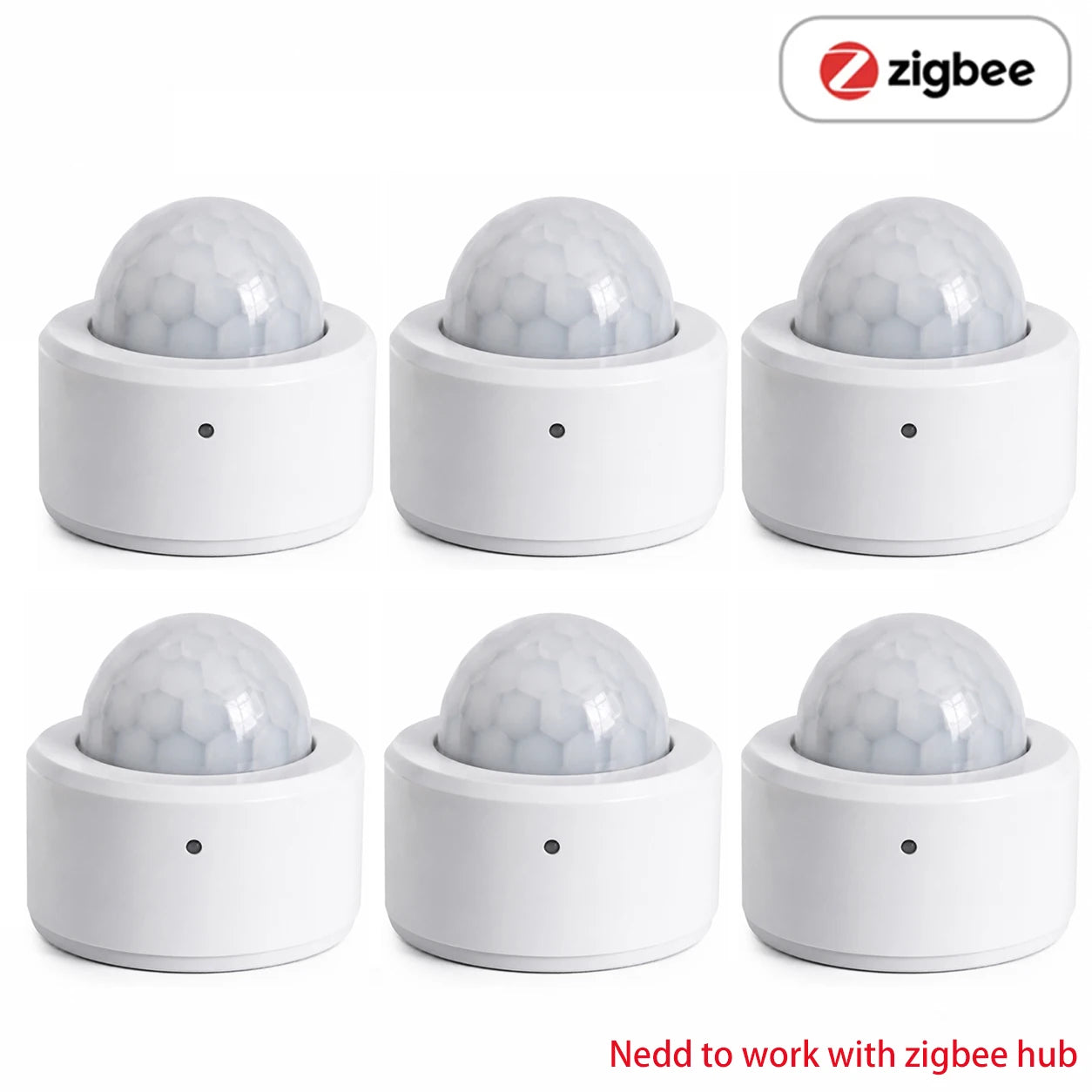 Tuya Zigbee 3.0 PIR Motion Sensor Smart Human Body Sensor Smart Bulb Linkage Work with Home Assistant Zigbee2Mqtt Ewelink