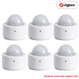 Tuya Zigbee 3.0 PIR Motion Sensor Smart Human Body Sensor Smart Bulb Linkage Work with Home Assistant Zigbee2Mqtt Ewelink