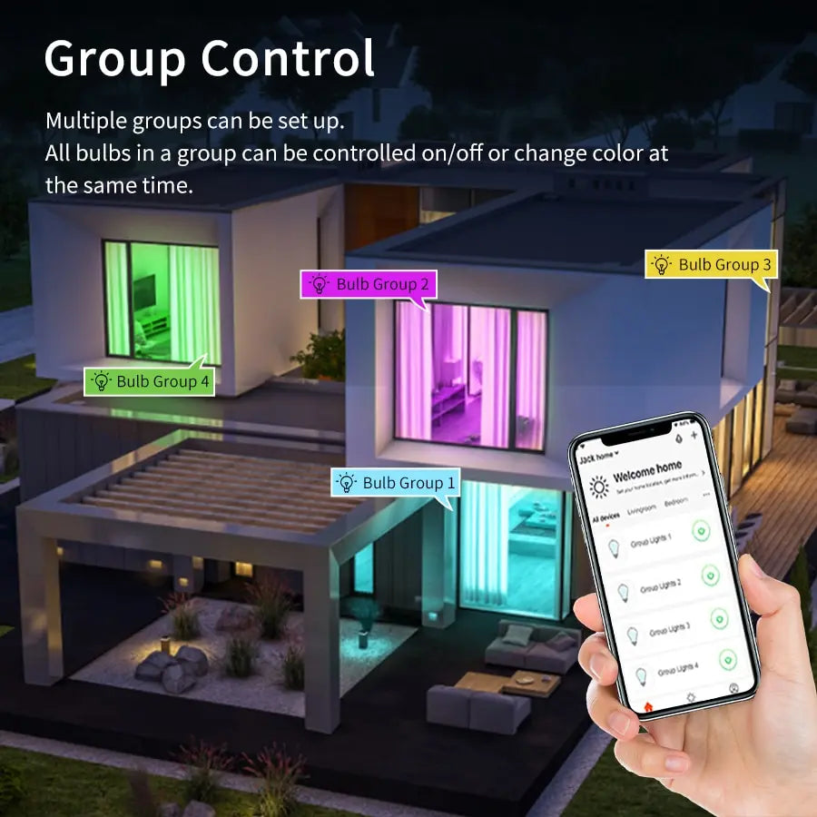 Cozylife Wifi Smart Bulb E27 Led Lights Bulbs RGB CW WW Smart Lamp Alexa Compatible with Google Home Alice Smart Home Decoration